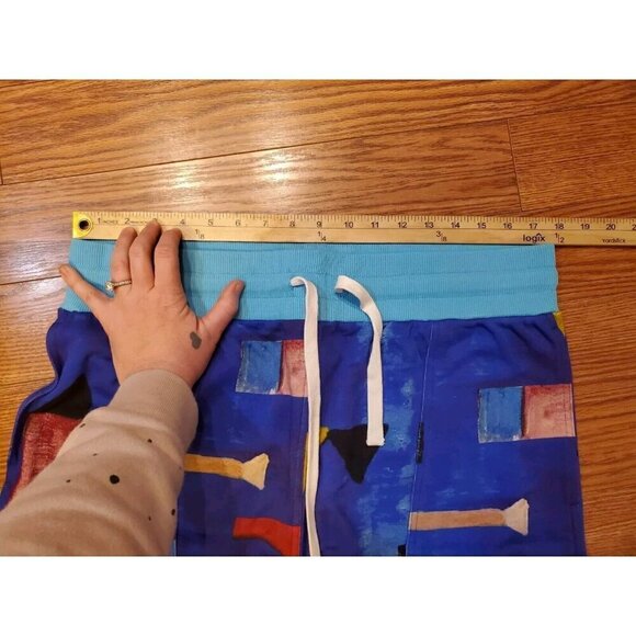 Mcnairy&co‎ Cuffed Sweatbritches Mens SZ L Monument Valley Blue Streetwear NWT - Picture 4 of 8